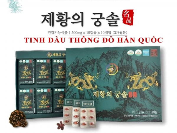 Tinh dầu thông đỏ Hoàng Đế hàng nội địa Hàn Quốc